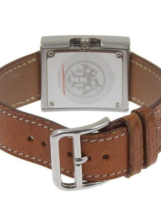 HERMES Belt watch Watches BE1.210 WhiteDial Stainless Steel Quartz Analog ... main image 4